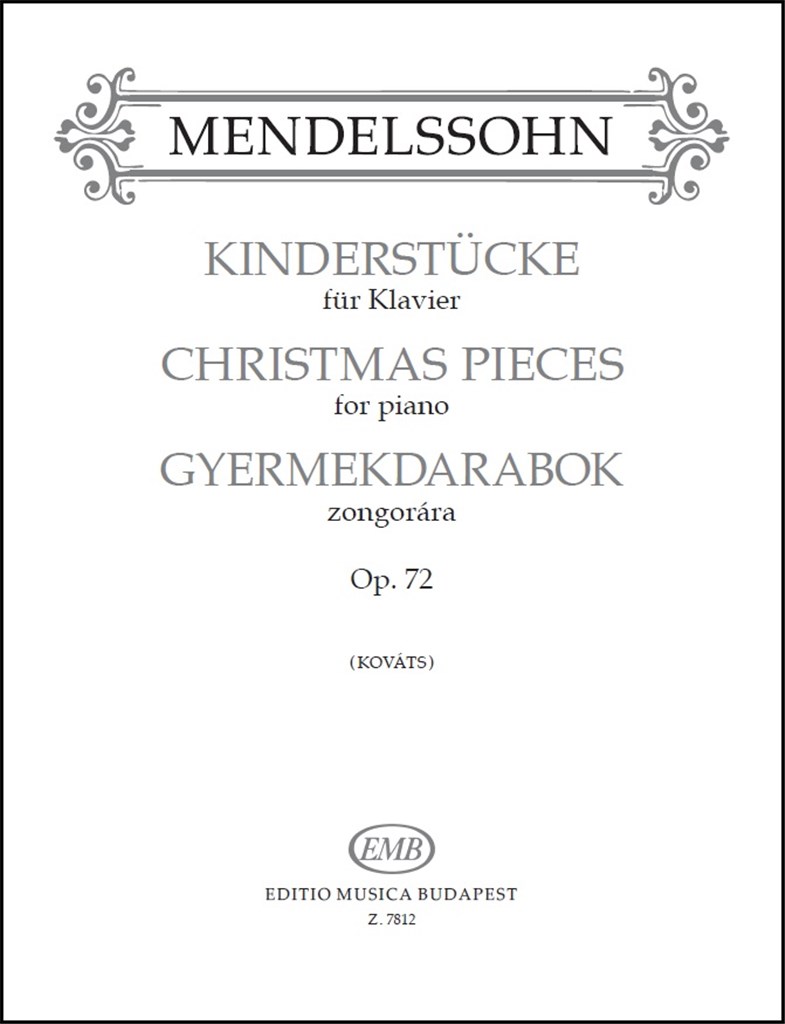 Kinderstücke op. 72 für Klavier